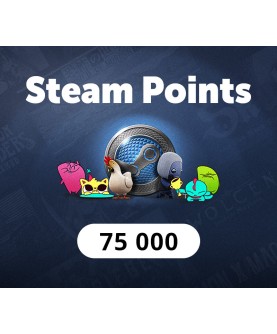 75.000 Points Manual Delivery Steam Key GLOBAL